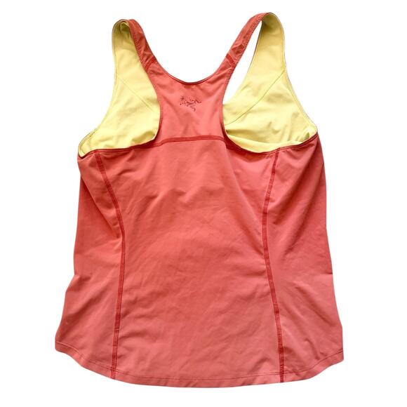 Arc'teryx Athletic Tank Top Women's Shelf Bra Large Terra Cotta Yellow - Picture 3 of 4